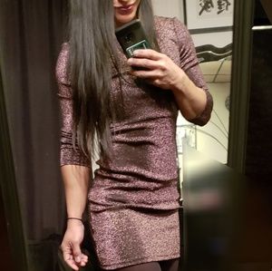 Sexy sparkly bodycon holiday dress